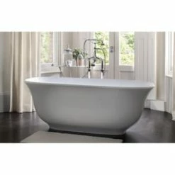 Cheap 👏 Victoria+Albert® Amiata 64-3/4 x 31-1/2 in. Freestanding Bathtub in Quarrycast White 🤩