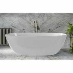 Best Sale 🎉 Victoria+Albert® Barcelona 2 66-7/8 x 31-3/4 in. Freestanding Bathtub in Englishcast White 🧨