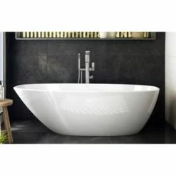 Cheap ⭐ Victoria+Albert® Mozzano 2 66-3/8 x 29-7/8 in. Freestanding Bathtub in Quarrycast White 💯