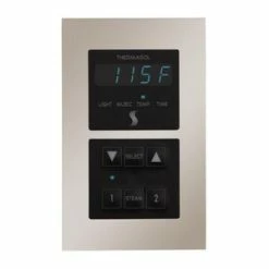 Coupon 🌟 Thermasol Signature Series SIGNATURE ENVIRONMENT MODERN RECESSED CONTROL - POLISHED NICKEL ❤️