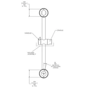 Best deal ✨ Speakman Versatile™ 24 in. Slide Bar Holder in Brushed Nickel 😉 5 Best deal ✨ Speakman Versatile™ 24 in. Slide Bar Holder in Brushed Nickel 😉 - Image 3
