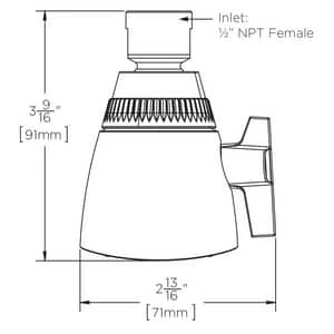 New ๐ Speakman Classic Multi Function Intense, Full and Drench Showerhead in Polished Chrome โ 8 New ๐ Speakman Classic Multi Function Intense, Full and Drench Showerhead in Polished Chrome โ - Image 6