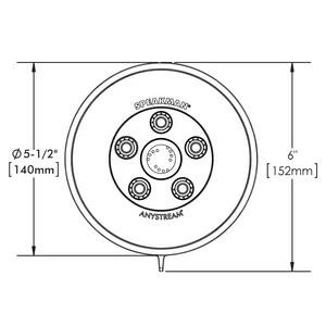 Discount 👍 Speakman Neo™ 1.75 gpm 3-Function Round Showerhead in Polished Chrome 😍 4 Discount 👍 Speakman Neo™ 1.75 gpm 3-Function Round Showerhead in Polished Chrome 😍 - Image 2