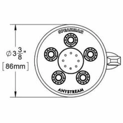 Discount 🌟 Speakman Hotel™ Multi Function Intense, Massage and Combination Showerhead in Polished Chrome 😉 -Cheap Speakman Store Query 272
