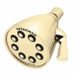 Flash Sale 🥰 Speakman Icon™ Multi Function Intense, Rain and Flood Showerhead in Polished Brass 🥰