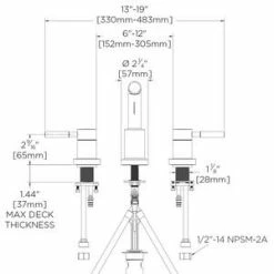Top 10 ✨ Speakman Neo™ Widespread Bathroom Sink Faucet with Double Lever Handle in Polished Chrome 🔔 -Cheap Speakman Store Query 363