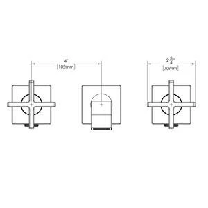 Discount ๐ Speakman Lura Two Handle Wall Mount Bathroom Sink Faucet in Brushed Bronze Lever Handle ๐ 4 Discount ๐ Speakman Lura Two Handle Wall Mount Bathroom Sink Faucet in Brushed Bronze Lever Handle ๐ - Image 2