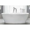 New 🛒 Victoria+Albert® Pembroke 69-1/2 x 31-3/8 in. Freestanding Rectangle Bathtub with Center Drain in QuarryCast® White 🛒 2 New 🛒 Victoria+Albert® Pembroke 69-1/2 x 31-3/8 in. Freestanding Rectangle Bathtub with Center Drain in QuarryCast® White 🛒 -Cheap Speakman Store Query 519