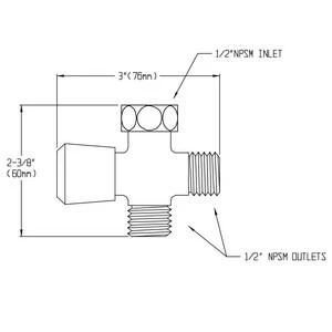 Brand new 🧨 Speakman Versatile™ Tub and Shower Diverter Valve in Polished Chrome ✔️ 4 Brand new 🧨 Speakman Versatile™ Tub and Shower Diverter Valve in Polished Chrome ✔️ - Image 2