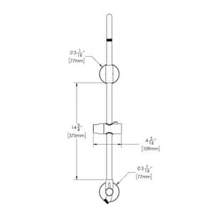Flash Sale 🔔 Speakman Shower Rail in Matte Black 🧨 4 Flash Sale 🔔 Speakman Shower Rail in Matte Black 🧨 - Image 2