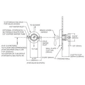 Hot Sale 😀 Speakman Sentinel Mark II® Single Handle Bathtub & Shower Faucet in Polished Chrome 🔥 4 Hot Sale 😀 Speakman Sentinel Mark II® Single Handle Bathtub & Shower Faucet in Polished Chrome 🔥 - Image 2