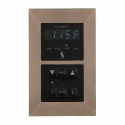 Buy 💯 Thermasol Signature Series SIGNATURE ENVIRONMENT MODERN RECESSED CONTROL - SATIN NICKEL ❤️