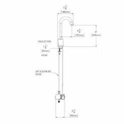 New 🥰 Speakman Sensorflo® Sensor Bathroom Sink Faucet in Polished Chrome ❤️ -Cheap Speakman Store Query 598