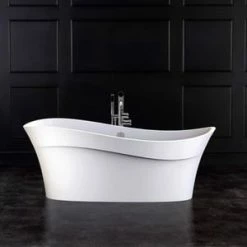 Deals 💯 Victoria+Albert® Pescadero 66-3/4 x 31-3/8 in. Freestanding Bathtub in Englishcast White 🧨