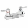 Promo 💯 Speakman Commander® Two Handle Centerset Bathroom Sink Faucet in Polished Chrome Wristblade handle 👏 -Cheap Speakman Store Query 621