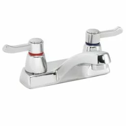 Promo 💯 Speakman Commander® Two Handle Centerset Bathroom Sink Faucet in Polished Chrome Wristblade handle 👏