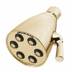 Budget 🎉 Speakman Icon™ Multi Function Flood, Full and Rain Showerhead in Polished Brass 😉