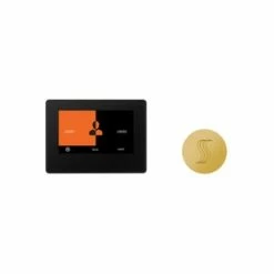 Coupon 😉 Thermasol ThermaTouch THERMATOUCH 7 CONTROL AND STEAM HEAD KIT ROUND POLISHED GOLD ✨