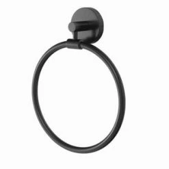 Promo 😍 Speakman Neo™ Round Closed Towel Ring in Matte Black 🧨
