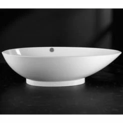 Buy 🎉 Victoria+Albert® Napoli 74-3/4 x 33-1/4 in. Freestanding Bathtub in Quarrycast White 🔥