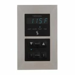 Cheap 🥰 Thermasol Signature Series SIGNATURE ENVIRONMENT CONTROL SQUARE SATIN CHROME 🔥