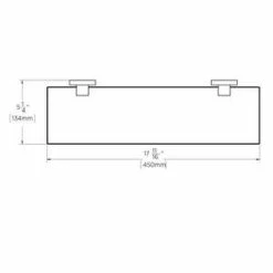 Best deal 😀 Speakman Neo™ 17-17/25 in. Brass Glass Bathroom Shelf in Matte Black 🔥 -Cheap Speakman Store Query 704